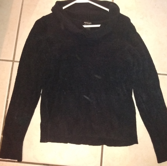 Rgl New York Slouchy Ring Neck Comfy Sweater - Picture 2 of 4